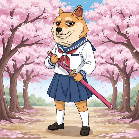 Shiba Inu Art GIF by Doge Pound