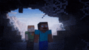 Scared Fear GIF by Minecraft