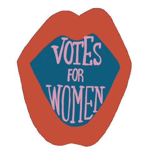 KarolTuran woman women vote lips Sticker