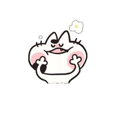 ねこ 走る Sticker