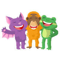 best friends fighting Sticker