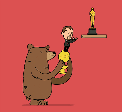Leonardo Dicaprio Oscars GIF