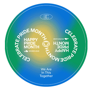 Pride Sticker by SoundCloud