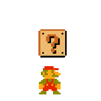 Super Mario Post Sticker