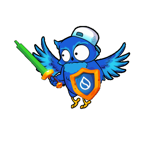 Flying Green Bar Sticker by BigBrains