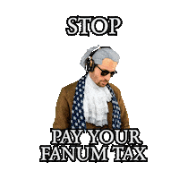 Hungry Tax Collector Sticker