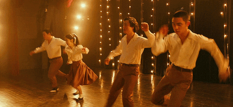 anamaria26cbc39a322248c183f3bb65207bde29 giphyupload sparkle kyungsoo swing kids GIF