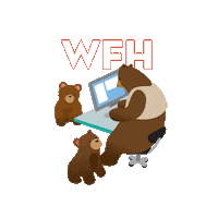 Work From Home Sticker by AppExchange