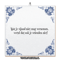 Vertrouwen Afleiding Sticker by Tegelspreuken.nl