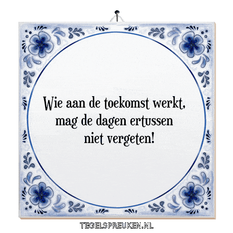 Focus Moment Sticker by Tegelspreuken.nl