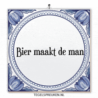 Bier Wijsheid GIF by Tegelspreuken.nl