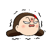 Sad Girl Sticker by ulsankeunaegi
