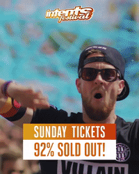 Intents Festival Sunday 92% Sold Out