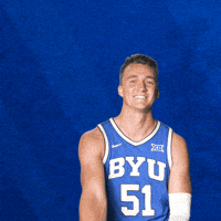 Byu Basketball Celebration GIF by BYU Cougars