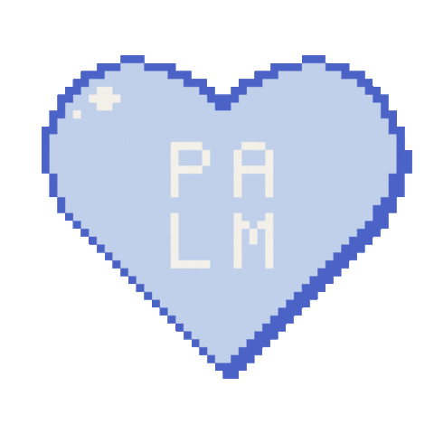 PalmPhone giphyupload heart pixel hearts Sticker
