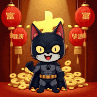 Cat 恭喜发财 GIF by CATBAT