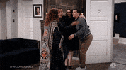 Group Hug Nbc GIF by Will & Grace