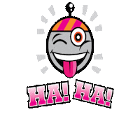 Ha Ha Smile Sticker by Phetus