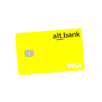 altbank bank visa banco cartao Sticker