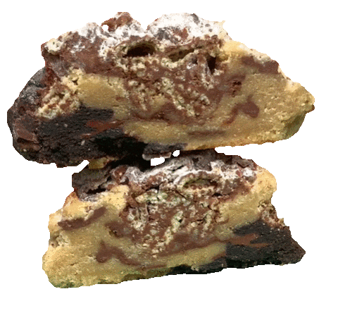 bigfatcookie giphyupload giphystickerchannel sweet chocolate Sticker