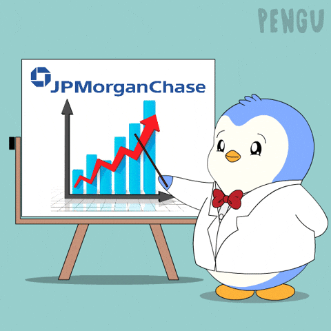 Invest Jp Morgan GIF by Pudgy Penguins