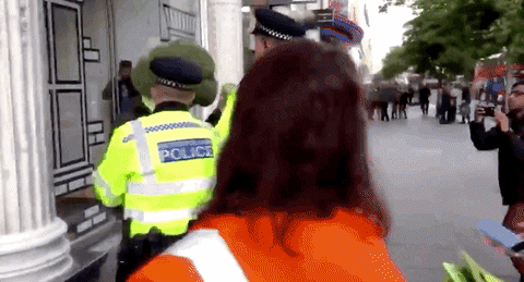 London Protest GIF
