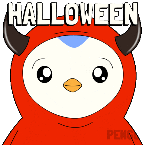Trick Or Treat Halloween GIF by Pudgy Penguins