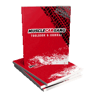 Ford Book Sticker by Muscle Car Gang