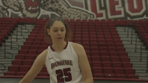 LafayetteLeopards giphyupload swoosh nat behind the back GIF