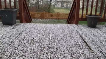 Snow and Graupel Shower Central Ohio