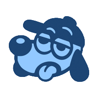 Happy Dog Sticker by YAICECREAM