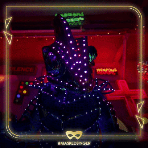 Rita Ora Neon GIF by The Masked Singer UK