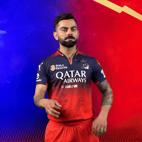 Happy Virat Kohli GIF by Royal Challengers Bengaluru