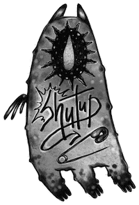 Cat Shut Up Sticker