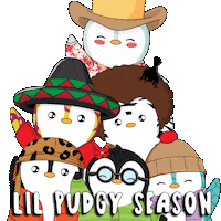 Hello Kitty Family Sticker by Pudgy Penguins
