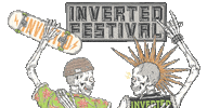 INVERTEDFESTIVAL music gold coast inverted skegss Sticker