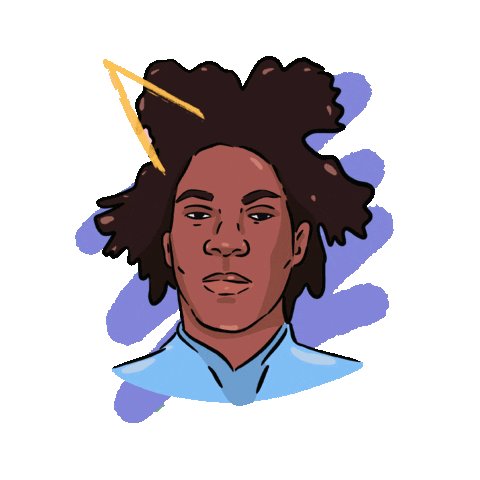 faneshafabre new york wire basquiat fabuloso Sticker