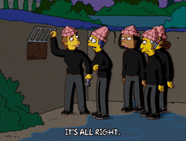 the simpsons crime GIF
