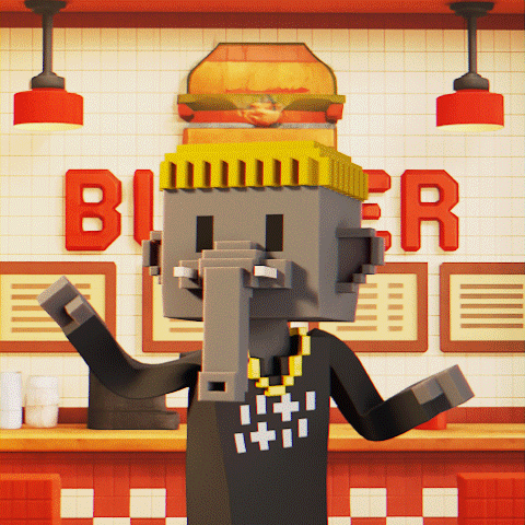Fast Food Burger GIF by Meebits
