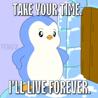 Hurry Up Waiting GIF by Pudgy Penguins