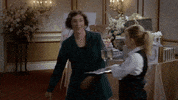 Mayim Bialik Champagne GIF by CallMeKatFOX