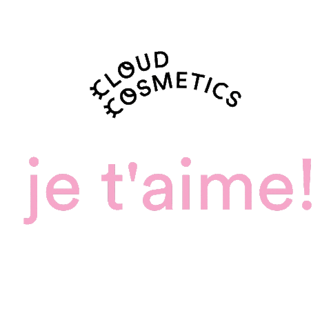 French Love Sticker by Cloud Cosmetics