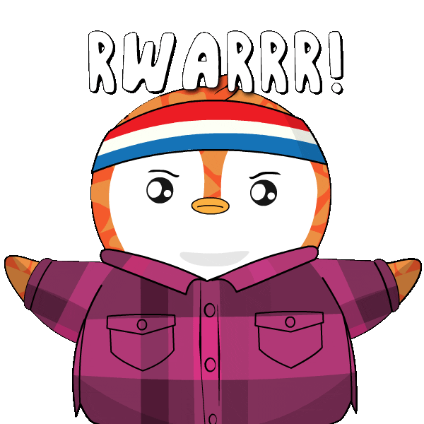 Angry Penguin Sticker by Pudgy Penguins