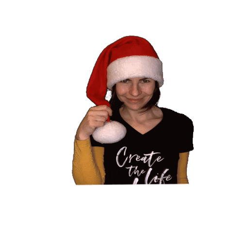 Christmas Smile Sticker by Karoline Grill