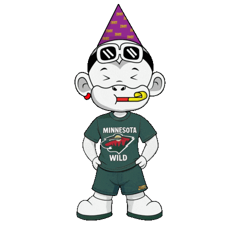 Minnesota Wild Hockey Celebration Sticker by Zhot Shop