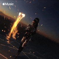 On Fire Mic Drop GIF by Apple Music