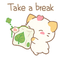 Cat Tea Sticker