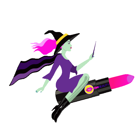 dmbeauty giphyupload halloween pink beauty Sticker