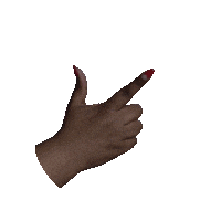 Hand Floating Sticker by Mina Mir