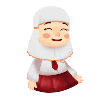 dafalulu happy girl green thank you Sticker
